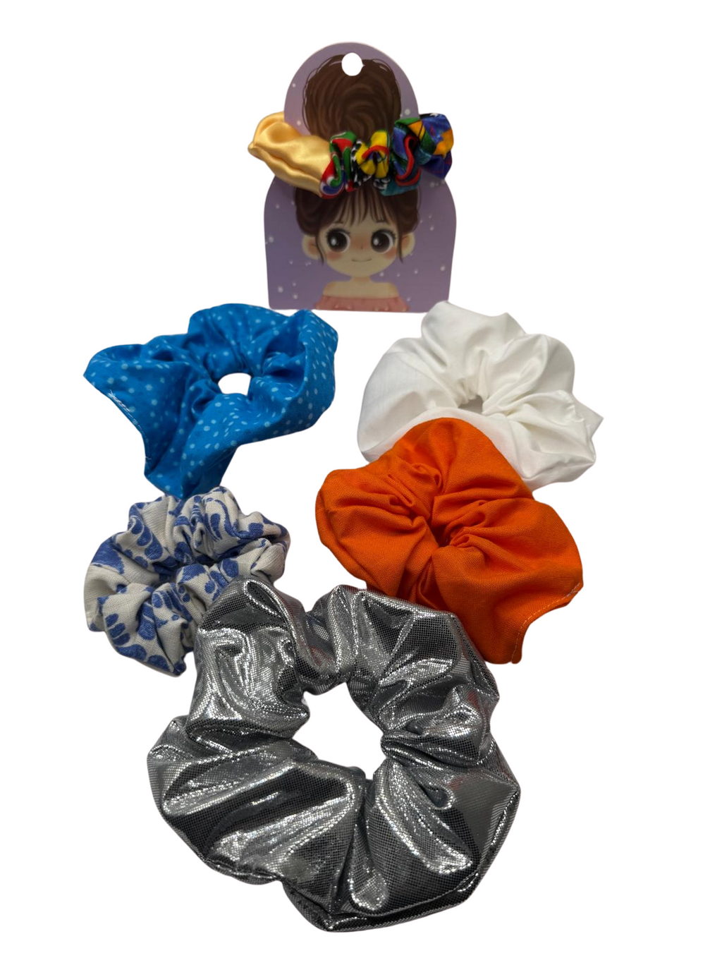 Bold &amp; Beautiful Scrunchie Bundle – Set of 6 (Paid 5 Get 1)