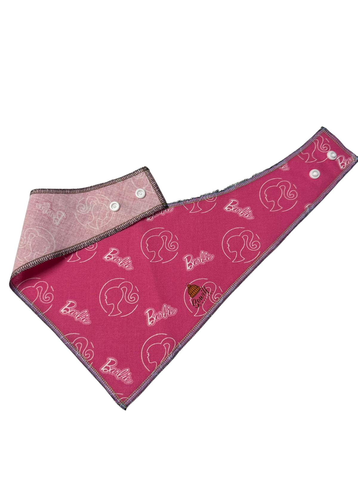 Barbie Pink Glam Dog Bandana – Snap-On Style