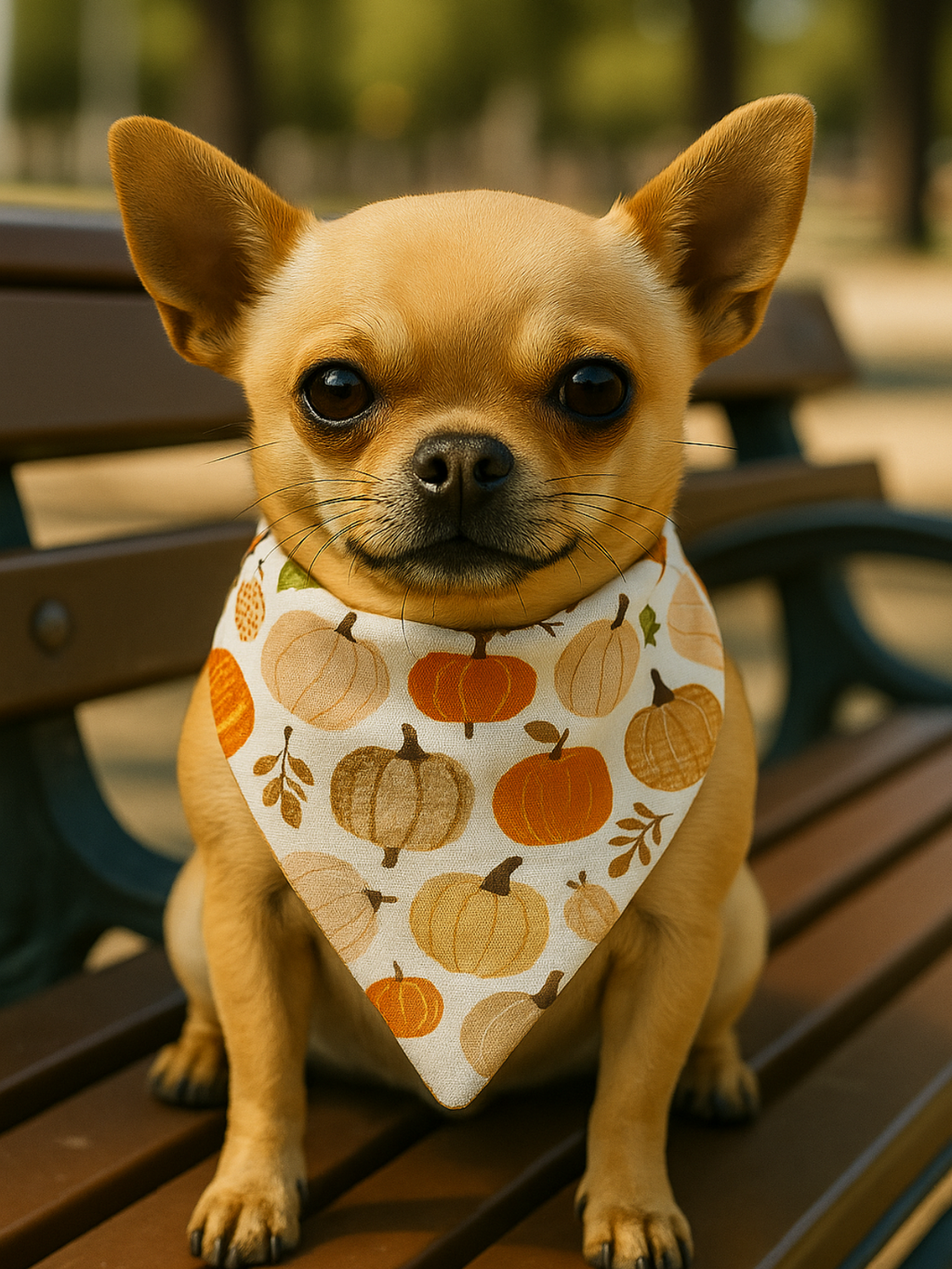 Fall Pumpkin Dog Bandana