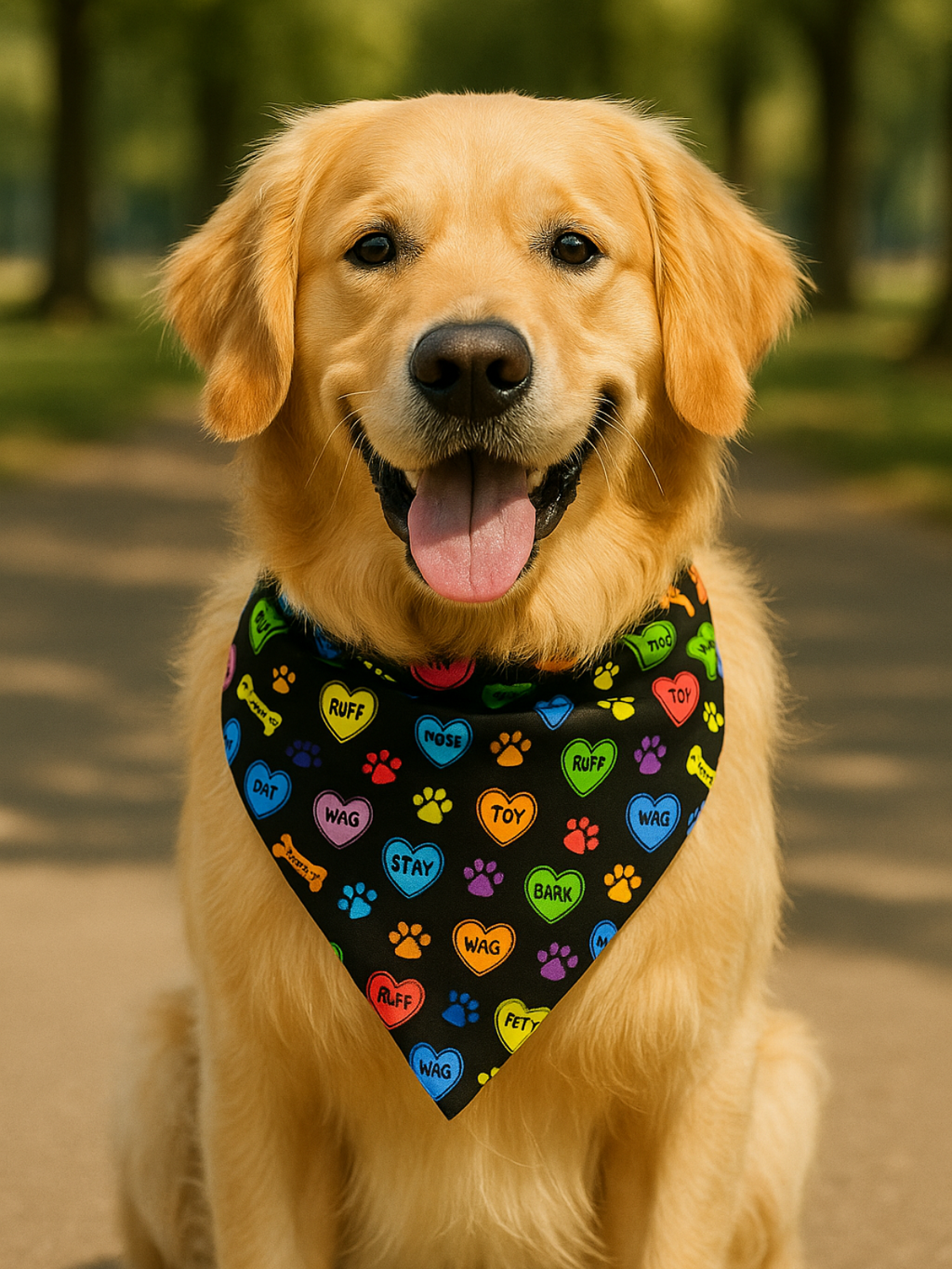 Colorful Dog Bandana