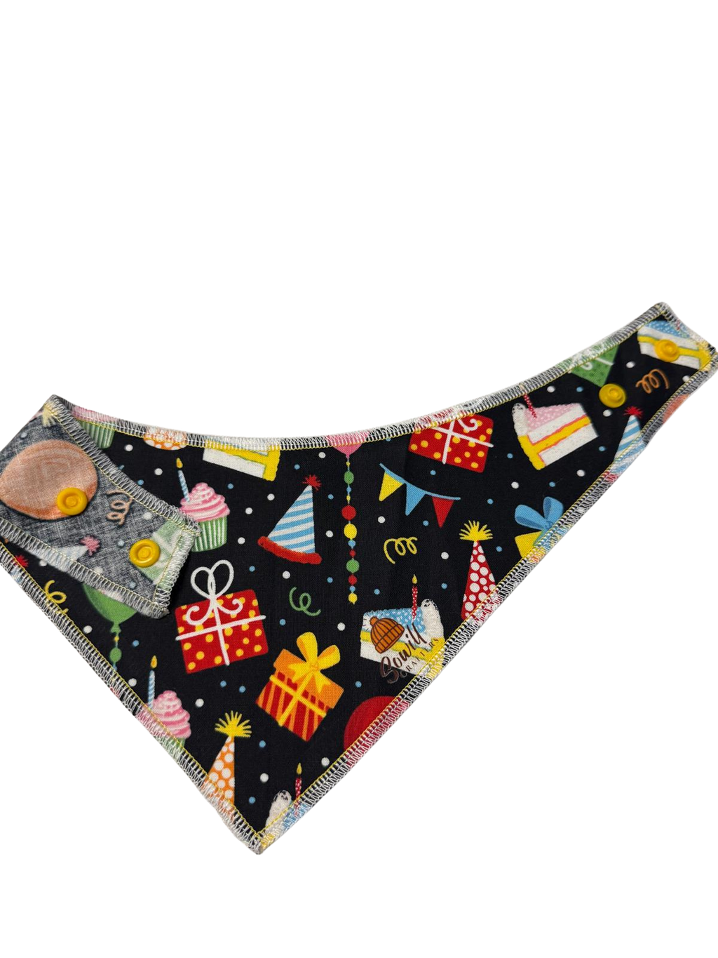 Party Celebration Dog Bandana – Snap-On Style