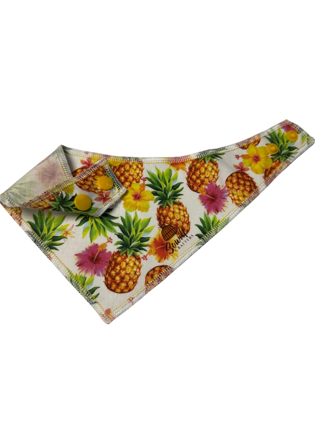 Tropical Pineapple Bandana Single Button