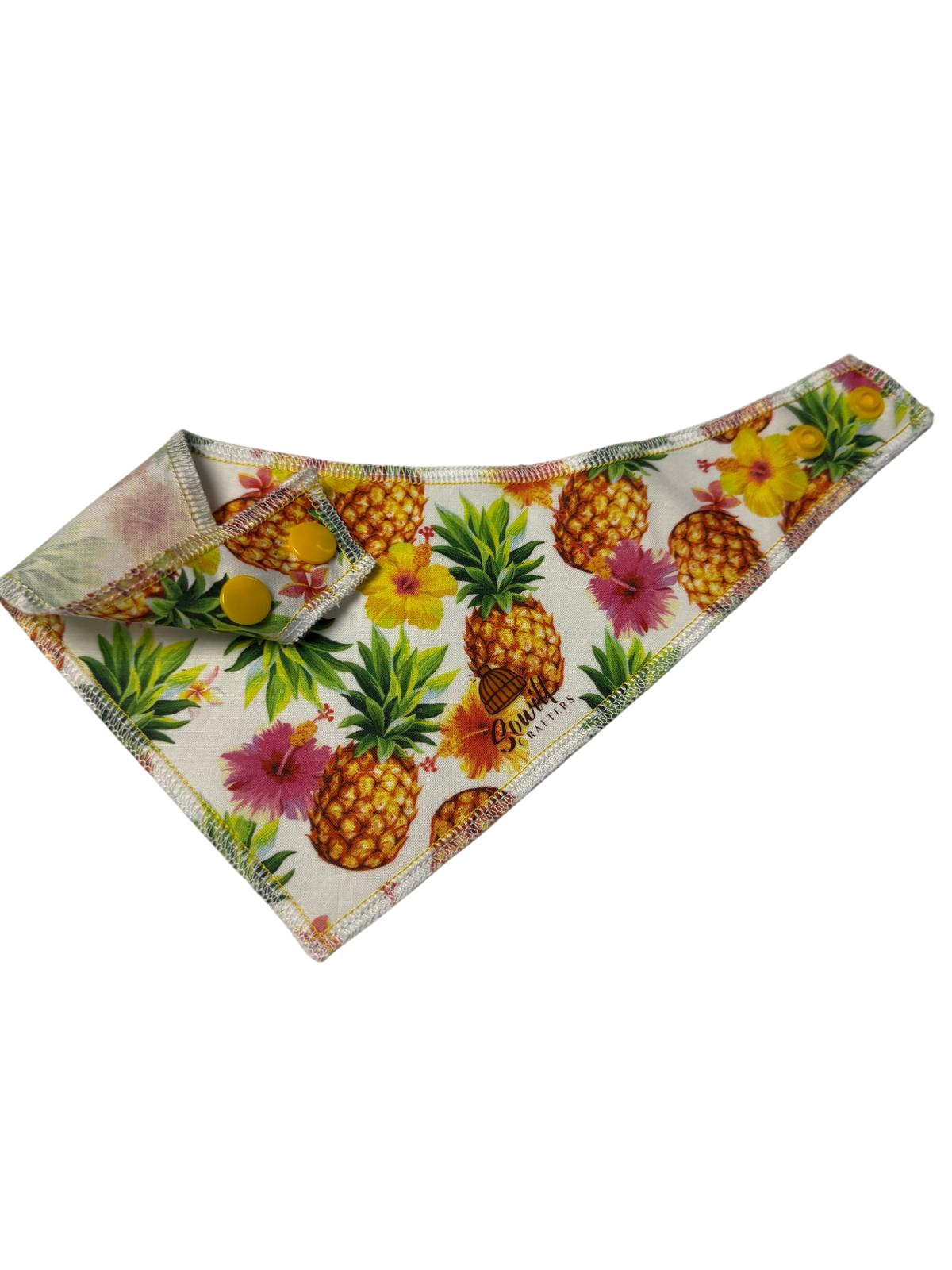 Tropical Pineapple Bandana Single Button