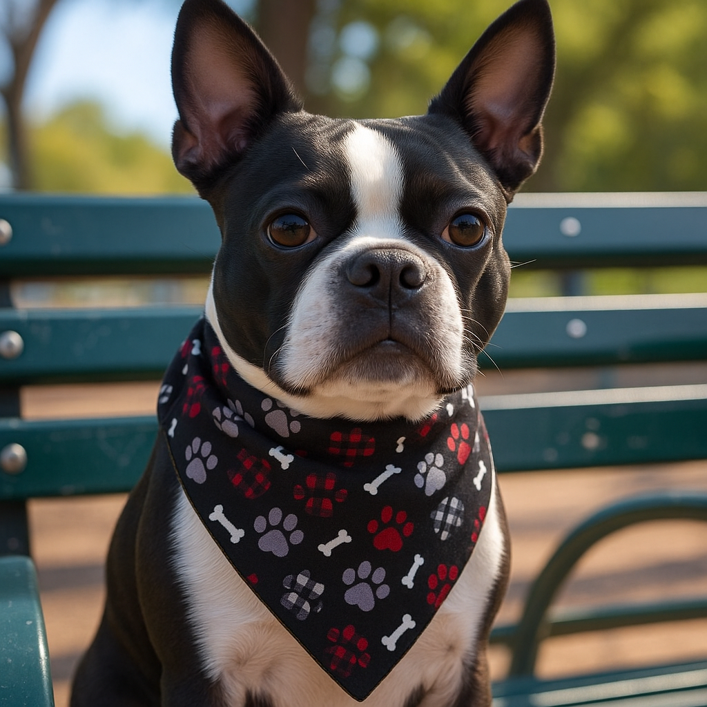 Paw &amp; Bone Reversible Dog Bandana SCRUNCHIE