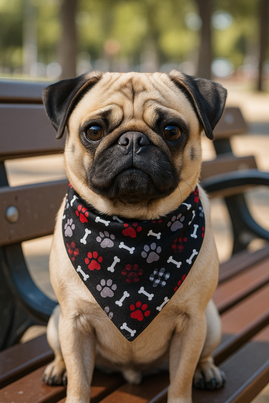 Paw &amp; Bone Reversible Dog Bandana SCRUNCHIE