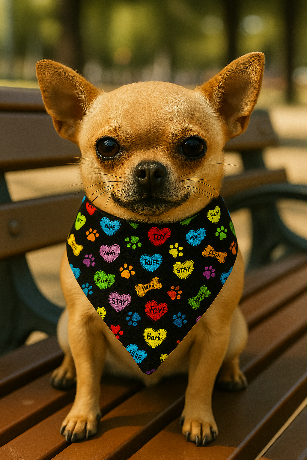 Puppy Pop Bandana &amp; Scrunchie Set