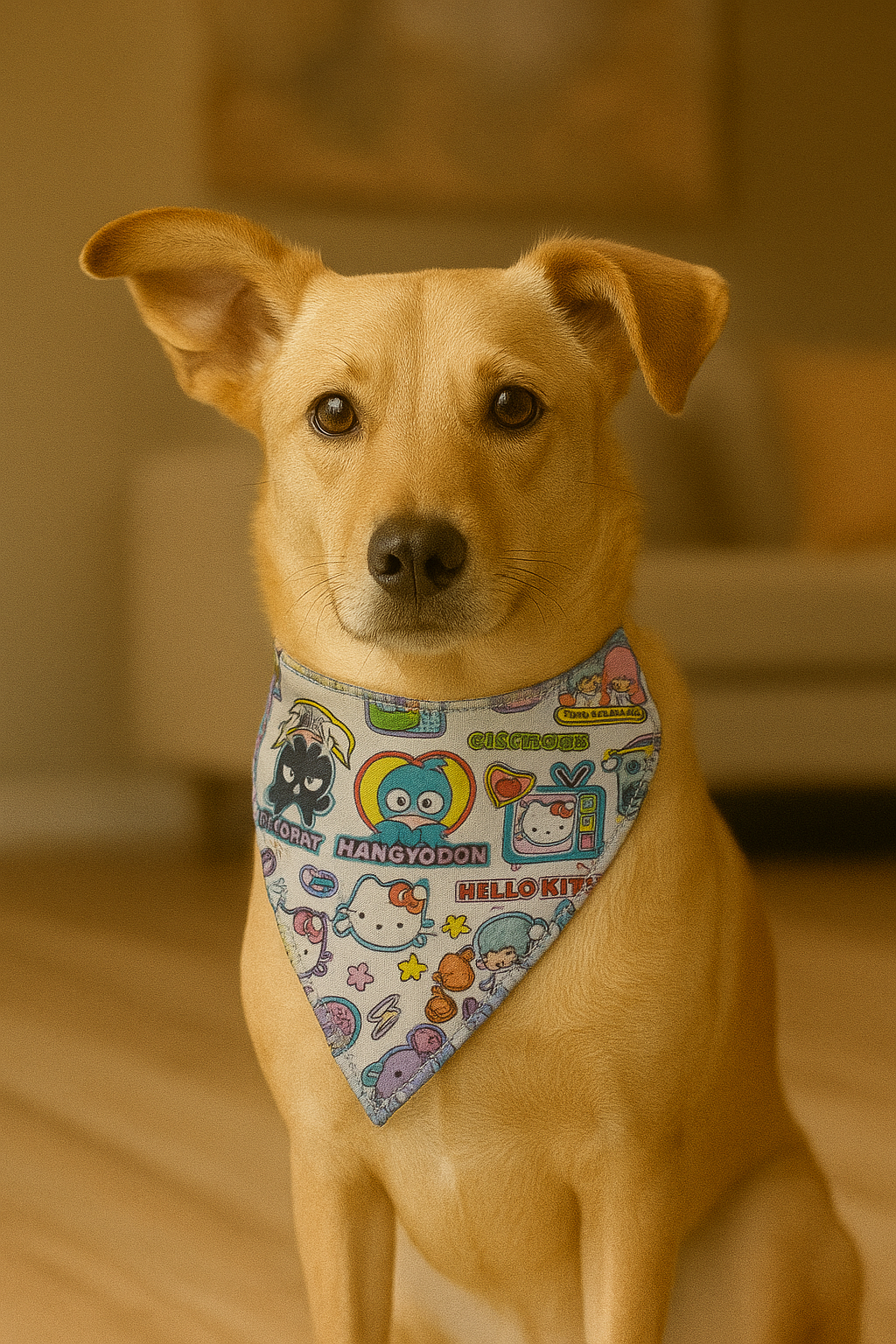 Sanrio Characters Dog Bandana – Snap-On Style