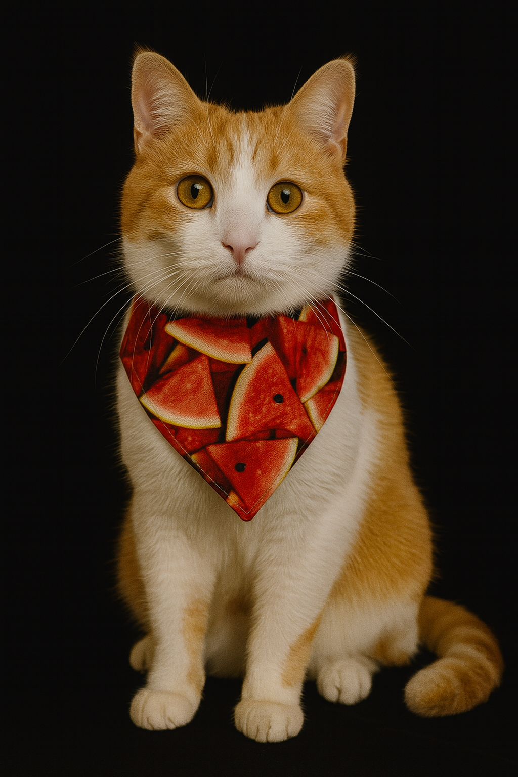 Watermelon Cat Bandana
