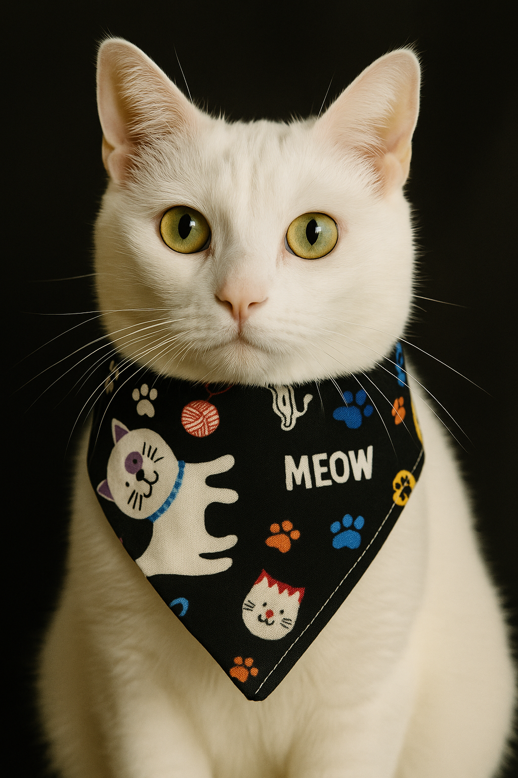 Meow Cat Bandana