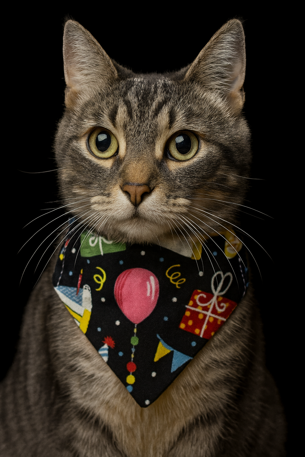 Birthday Party Cat Bandana