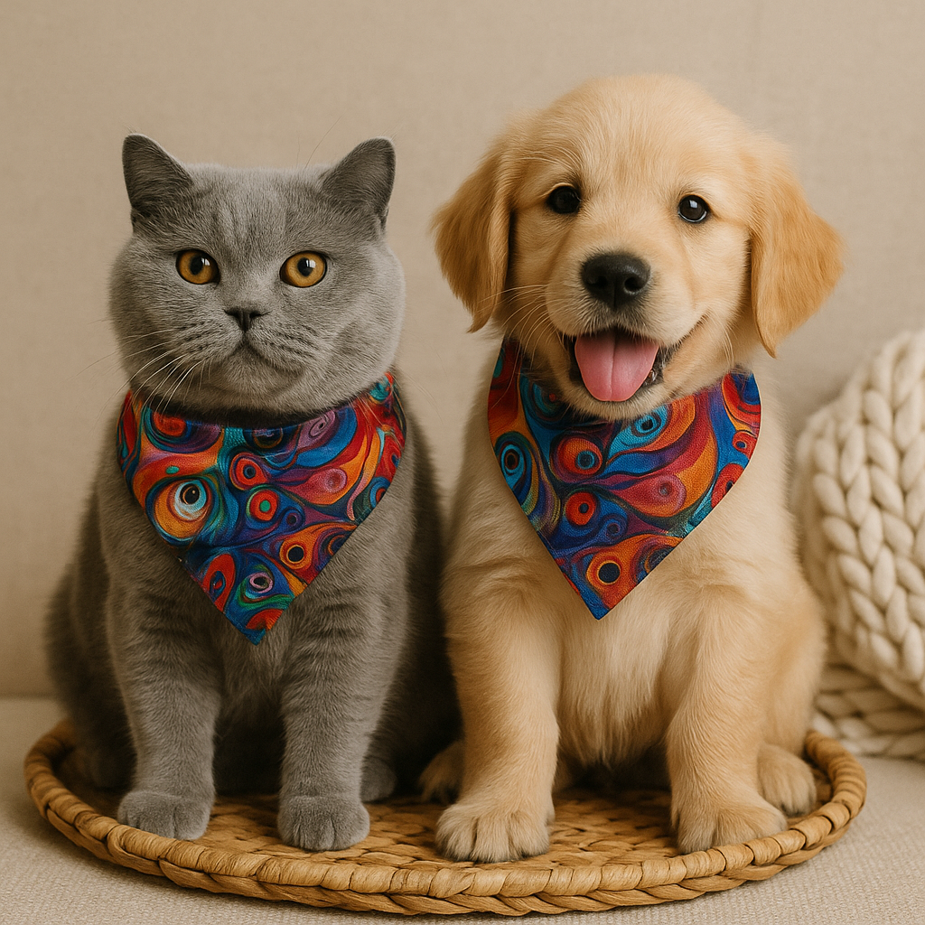 Color Splash Reversible Bandana
