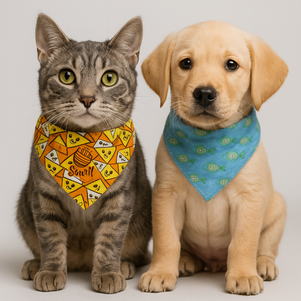Reversible Dog Bandana