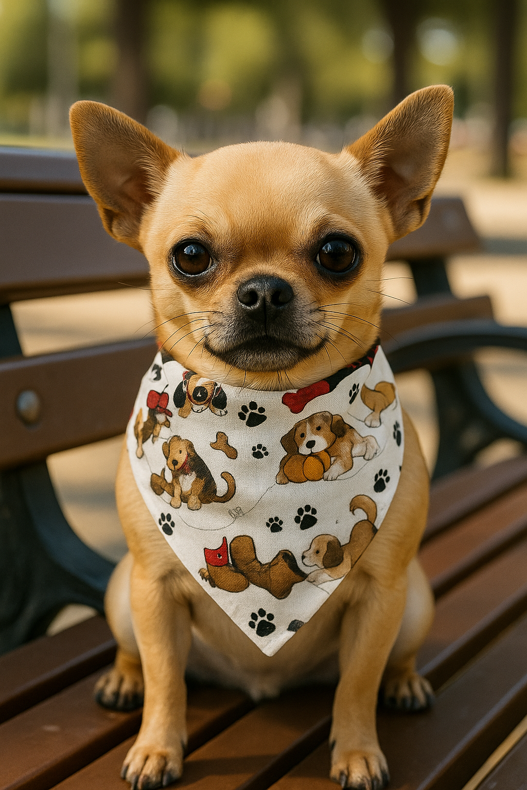 Puppy Love Bandana & Scrunchie Set