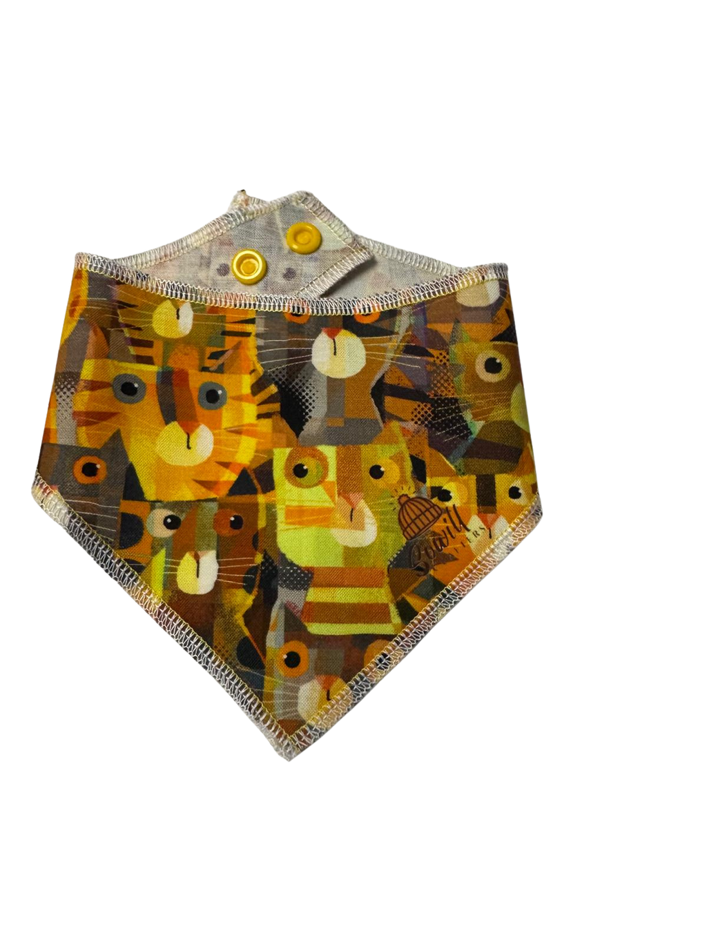 Art Cats Bandana Single Button