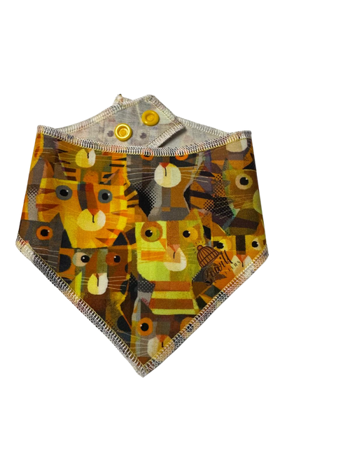 Art Cats Bandana Single Button