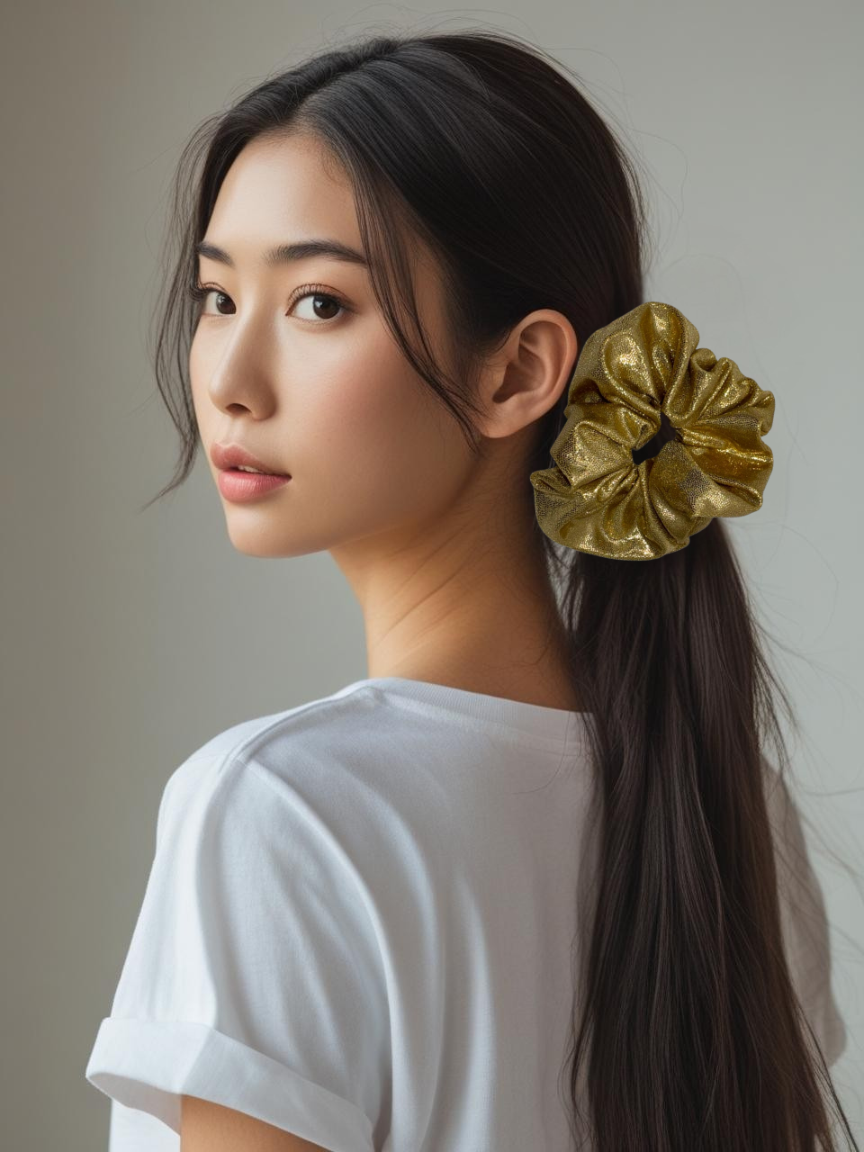 Scrunchie - Golden Glam