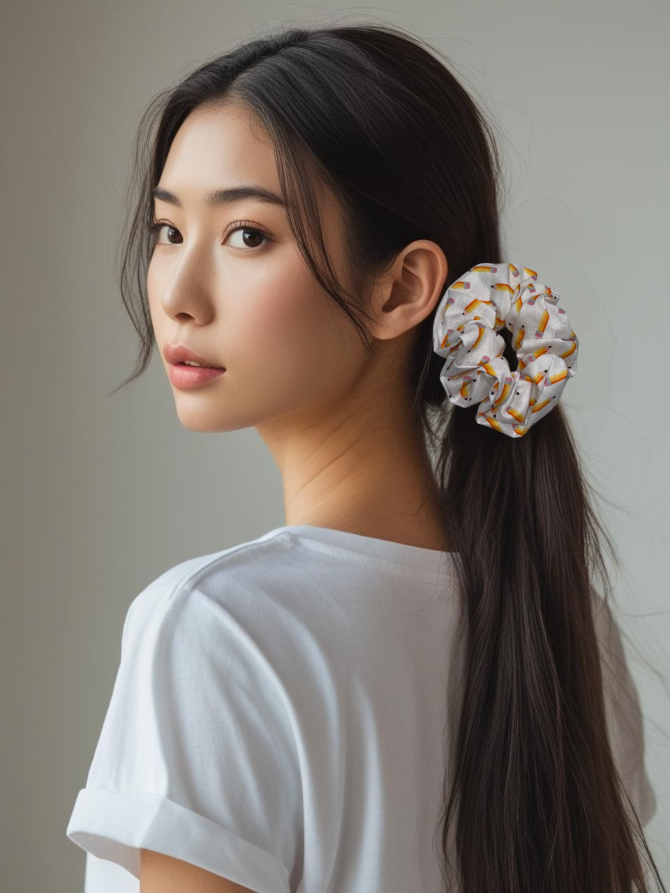 Scrunchie - Back-to-School Pencil