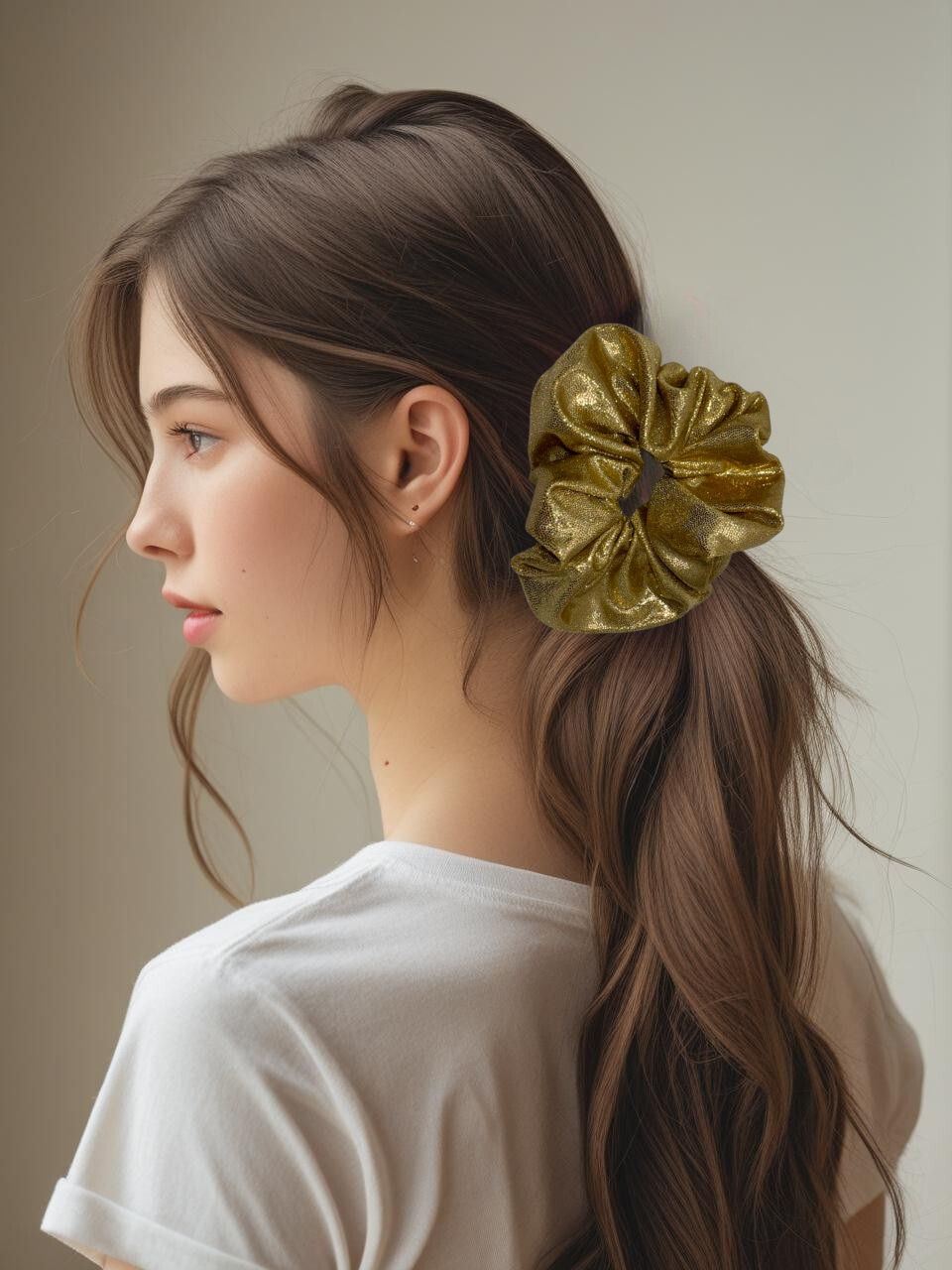 Scrunchie - Golden Glam