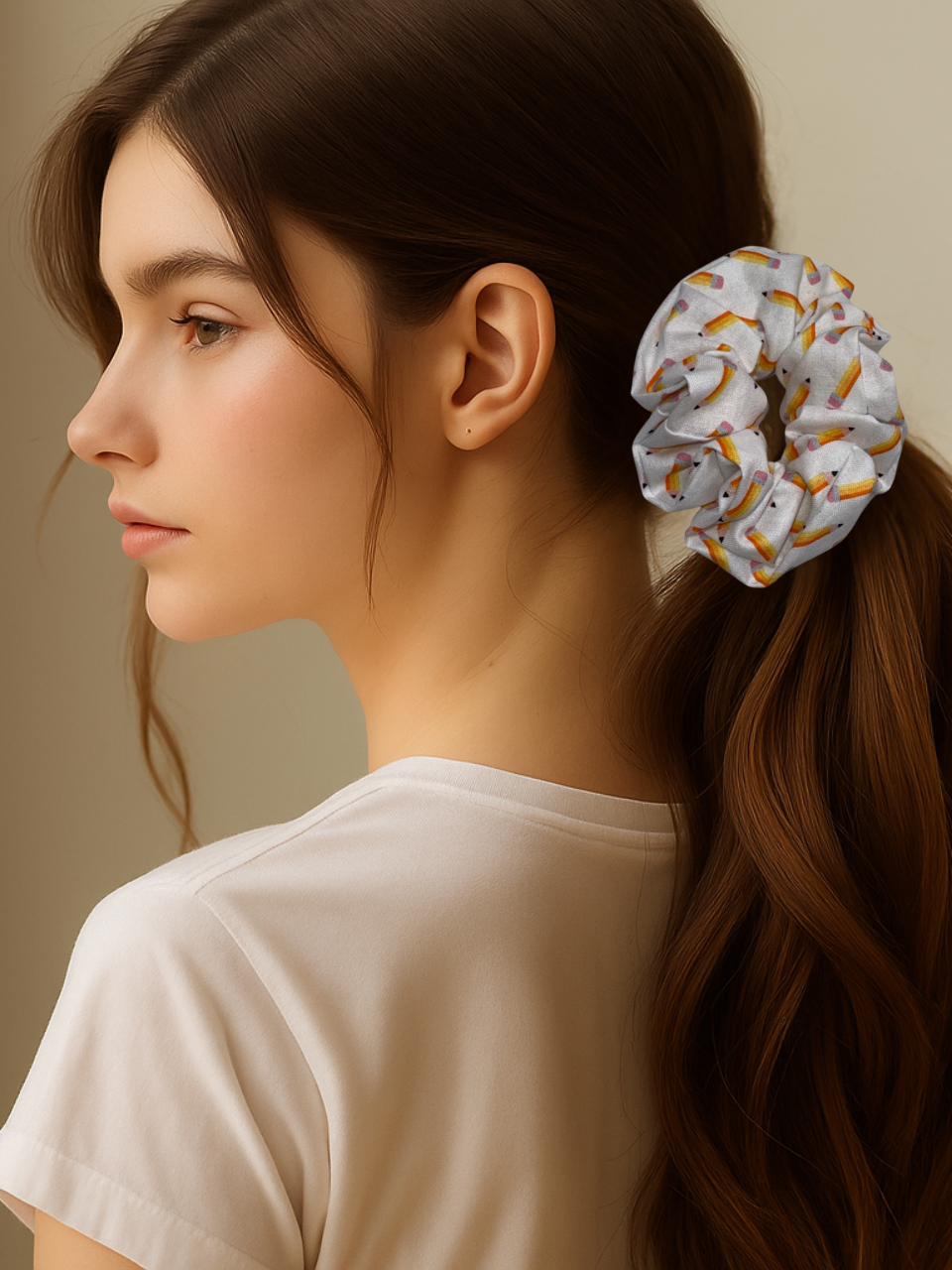 Scrunchie - Back-to-School Pencil