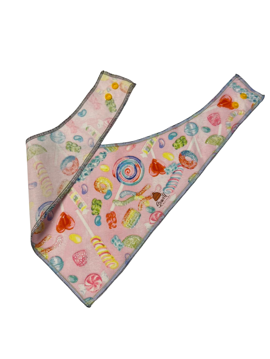 Sweet Treats Candy Dog Bandana – Snap-On Style