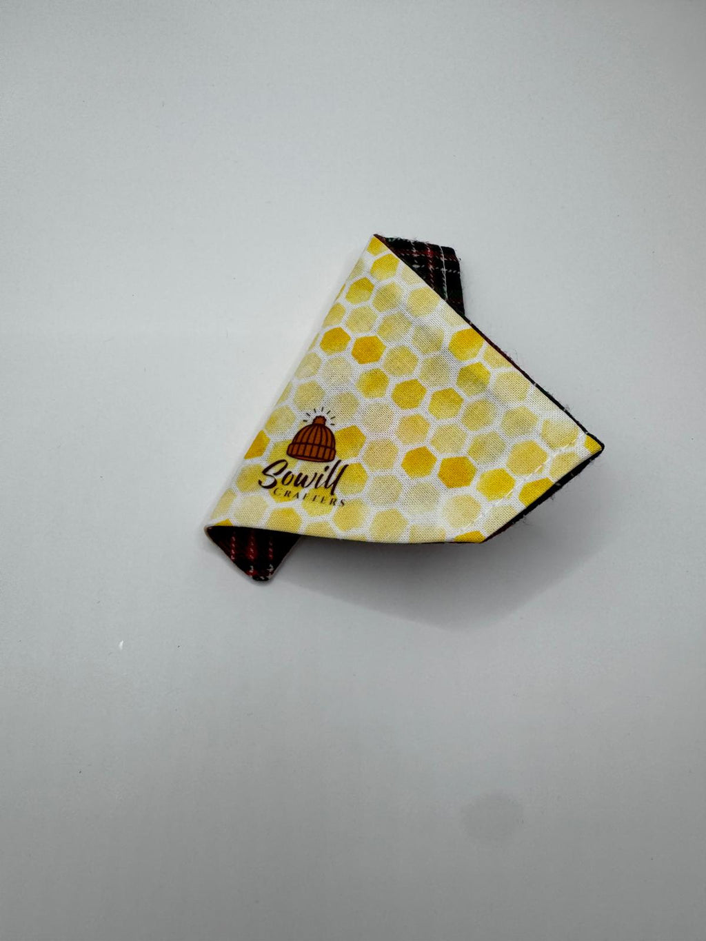 Honey &amp; Plaid Reversible Bandana