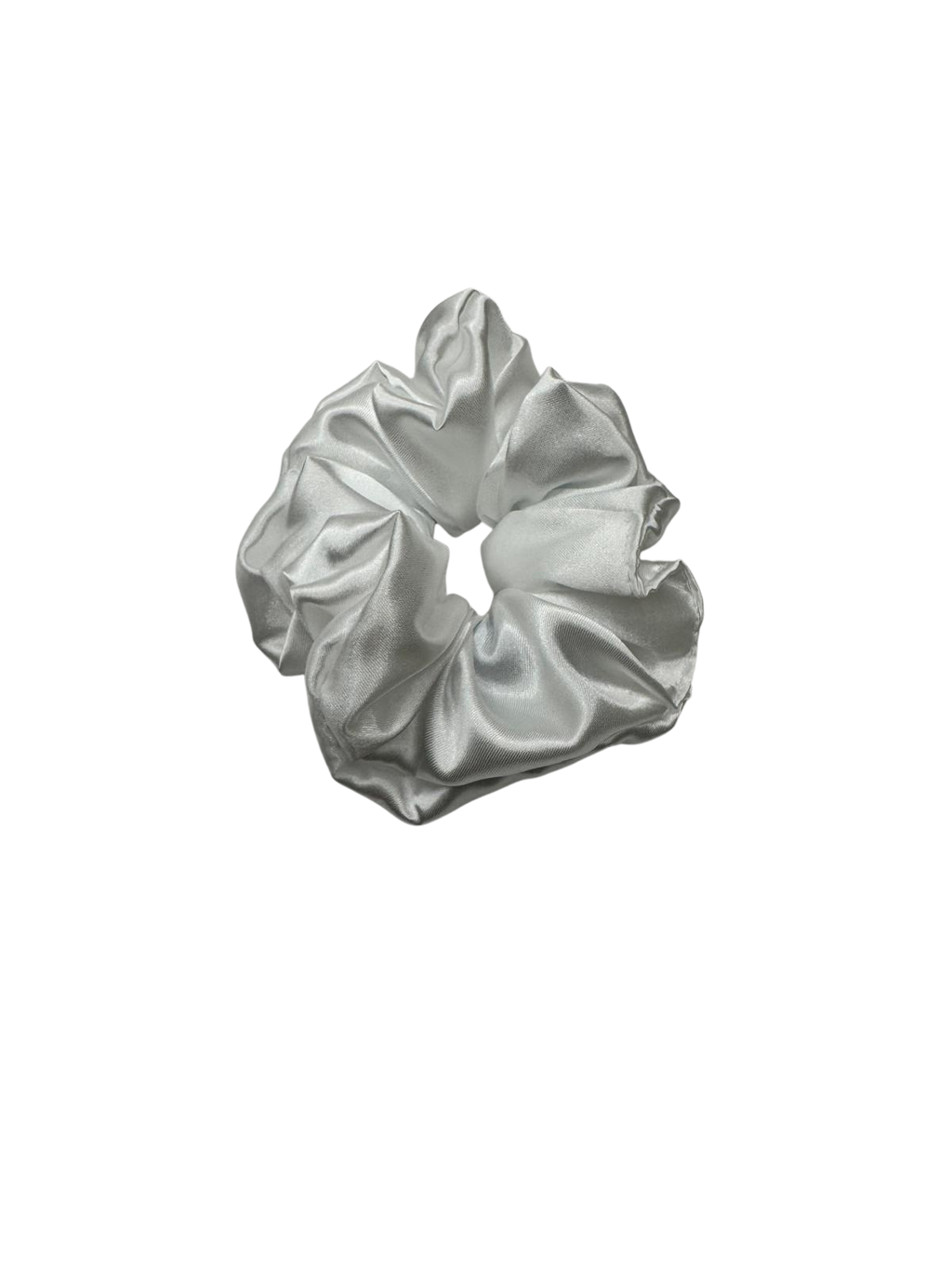 Scrunchie - White Satin